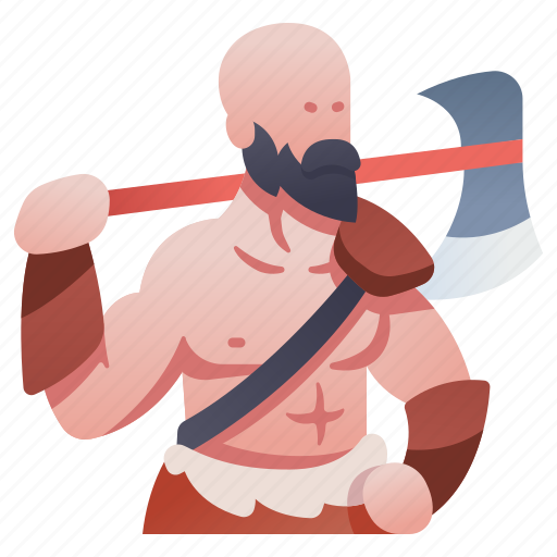 Axe, barbarian, character, rpg, viking, warrior, weapon icon - Download on Iconfinder