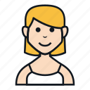 avatar, character, girl, people, short hair, tank top, female