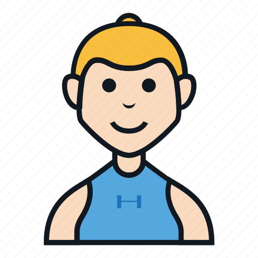 Avatar, character, girl, people, ponytail, workout, hurley icon - Download on Iconfinder