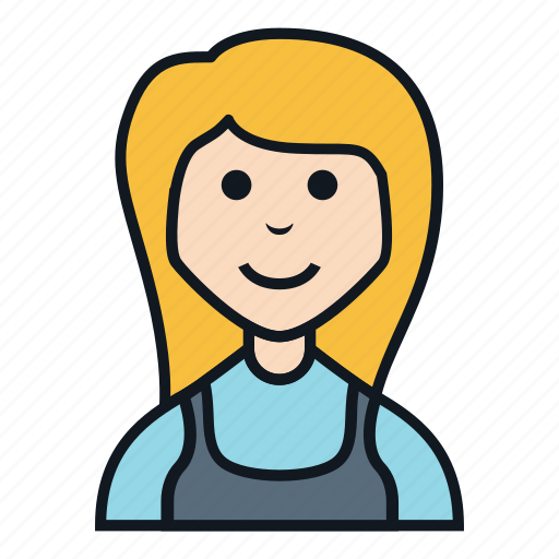Avatar, character, farmer, girl, people, woman, profile icon - Download on Iconfinder