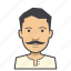 adult, avatar, face, head, male, man, moustache, young 