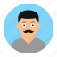 avatar, male, mustache 