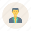 avatar, employe, employer, person, profile, user 