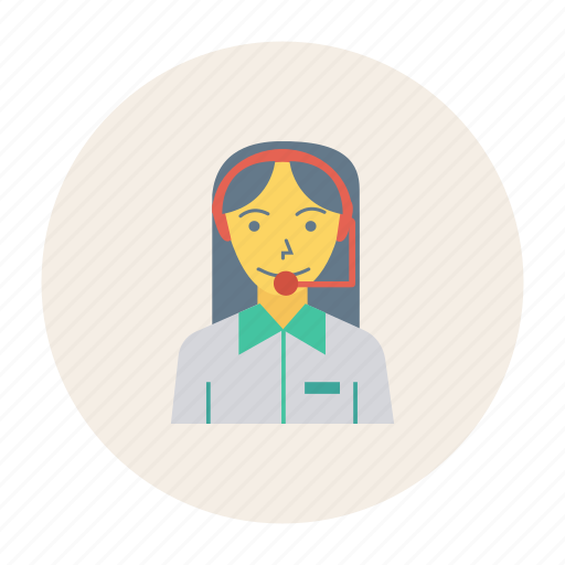 Avatar, female, help, person, profile, souuport, user icon - Download on Iconfinder