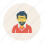 avatar, office, person, profile, staff, user, young 