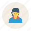 avatar, employee, person, profile, user, worker, youngster 