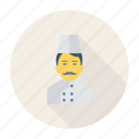 avatar, chef, cook, man, person, profile, user