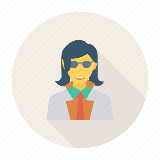 Avatar, fashion, female, glasses, person, profile, user icon - Download on Iconfinder