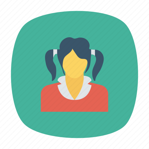 Avatar, girl, schoolgirl, student icon - Download on Iconfinder