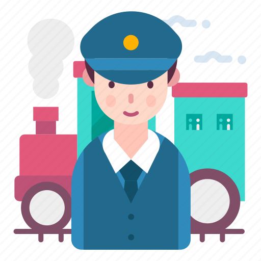 Avatar, people, profession, train conductor icon - Download on Iconfinder