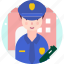 avatar, people, police, policeman, profession 