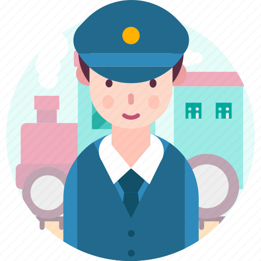 Avatar, conductor, people, profession, train icon - Download on Iconfinder