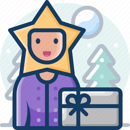 Christmas, coupon, gift card, voucher, woman icon - Download on Iconfinder