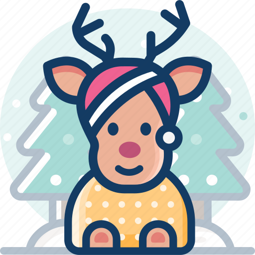 Christmas, deer, gift, reindeer, winter, xmas icon - Download on Iconfinder
