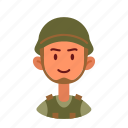 avatar, user, man, male, army, profession 