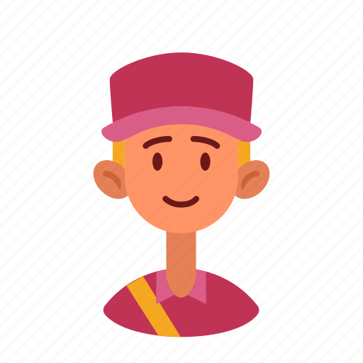 Avatar, male, face, post man, profession, man icon - Download on Iconfinder