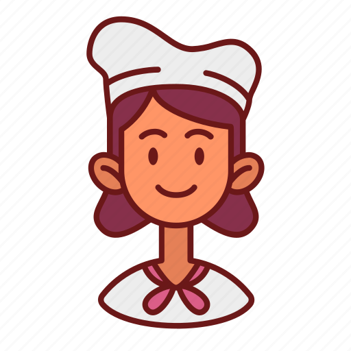 Avatar, user, profile, woman, chef, cook, profession icon - Download on Iconfinder