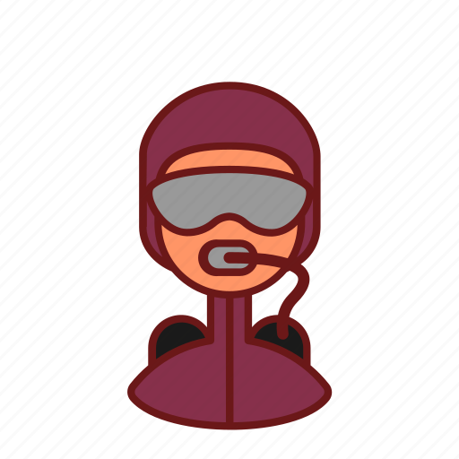 Avatar, user, profile, diver, man with google, diving, profession icon - Download on Iconfinder