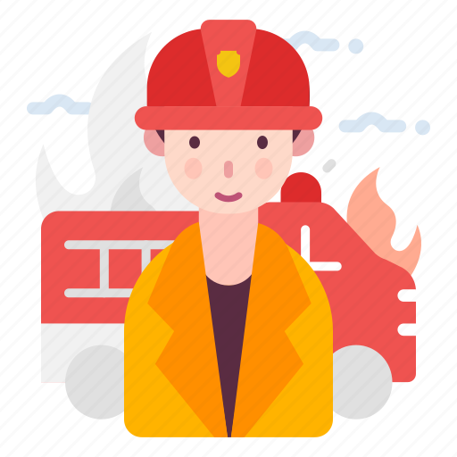 Avatar, fireman, people, person, profession, firefighter icon - Download on Iconfinder