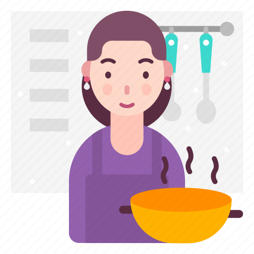 Avatar, cook, female, kitchen icon - Download on Iconfinder