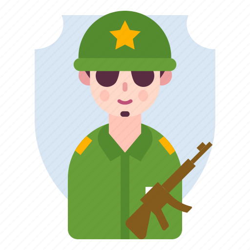 Avatar, male, man, military, soldier icon - Download on Iconfinder