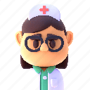nurse, avatar, proffesion, people, emoji 