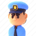 police, 2, avatar, proffesion, people, emoji 