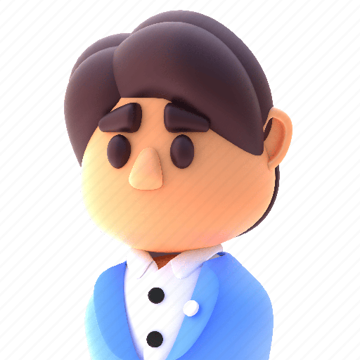 Businessman, 2, avatar, proffesion, people, emoji 3D illustration - Download on Iconfinder
