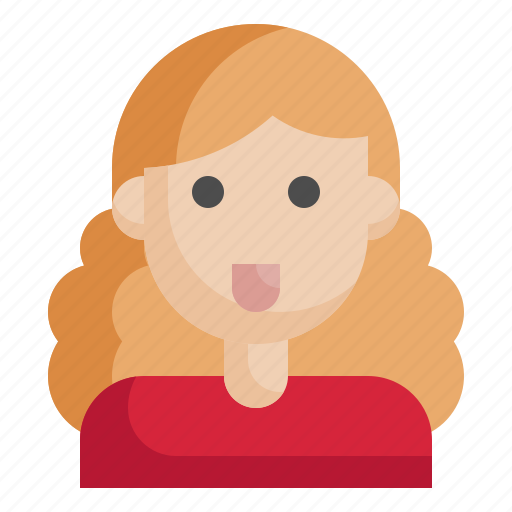 Girl, woman, female, profile, smile, user, account icon - Download on Iconfinder