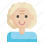 grandmother, elderly, female, woman, user, account, avatar icon 