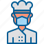 avatar, chef, coronavirus, face mask, restaurant 