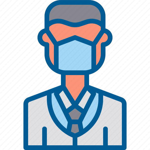 Coronavirus, doctor, face mask, male, physician icon - Download on Iconfinder
