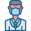 coronavirus, doctor, face mask, male, physician 