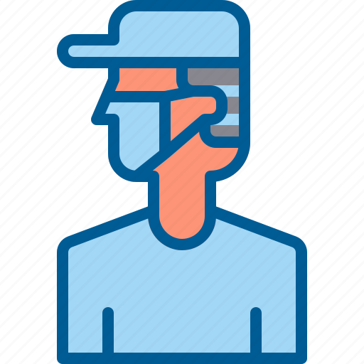 Avatar, cap, coach, coronavirus, hat, male, side view icon - Download on Iconfinder