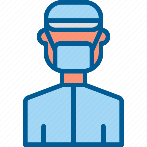 Avatar, cap, coronavirus, face mask, hat, male, man icon - Download on Iconfinder