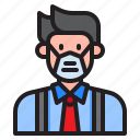avatar, man, male, businessman, profile
