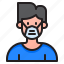 avatar, man, male, user, profile 