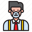 avatar, profile, businessman, man, male