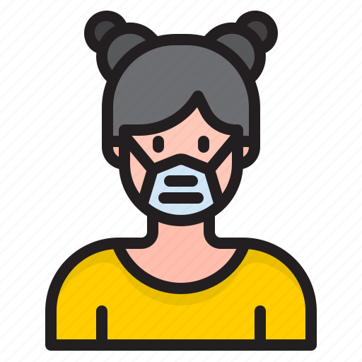 Avatar, woman, female, girl, profile icon - Download on Iconfinder