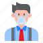 avatar, man, male, businessman, profile 