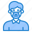 avatar, man, male, uncle, profile 