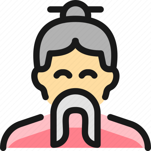 Man, chinese, history, elder icon - Download on Iconfinder
