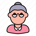 avatar, elder, elderly, grandmother, old woman, people, woman