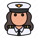 avatar, pilot, professional, user, woman