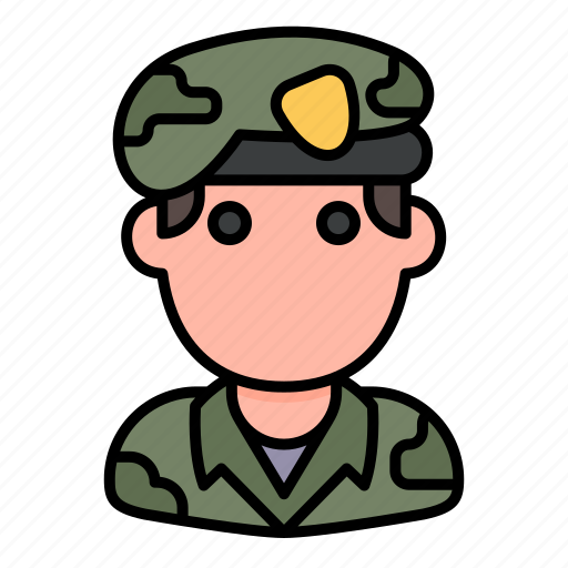 Army, job, man, professional, soldier, war icon - Download on Iconfinder