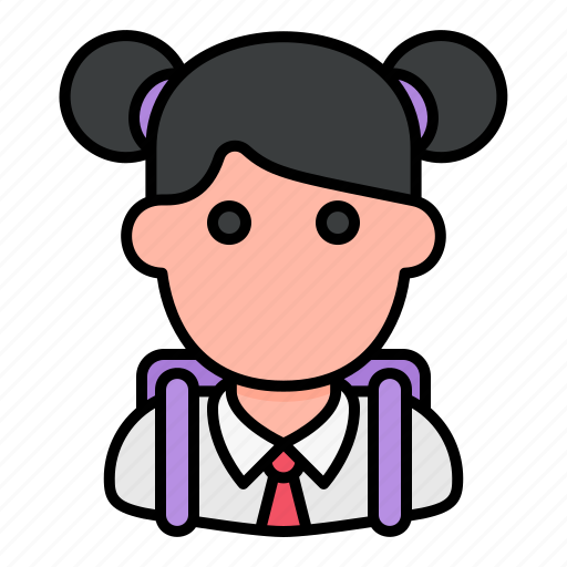 Avatar, education, school, student, user, woman icon - Download on Iconfinder