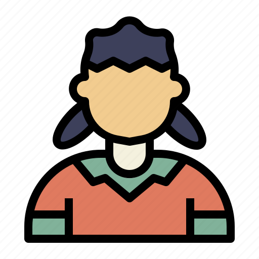 Girl, woman, female, young, person, people icon - Download on Iconfinder