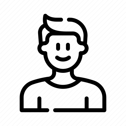 Man, white, profile, person, user, avatar icon - Download on Iconfinder