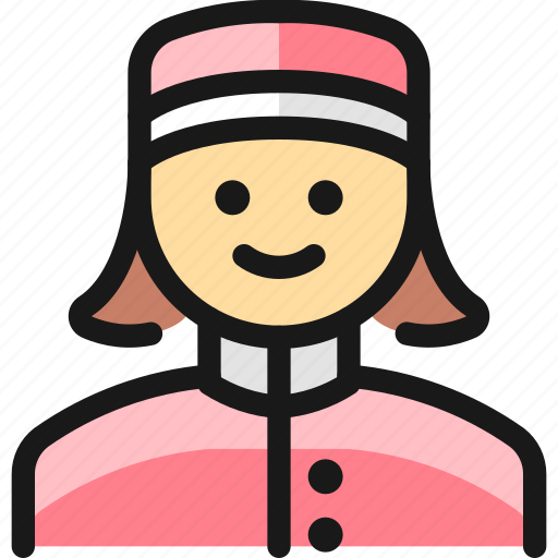 Professions, woman, bellboy icon - Download on Iconfinder