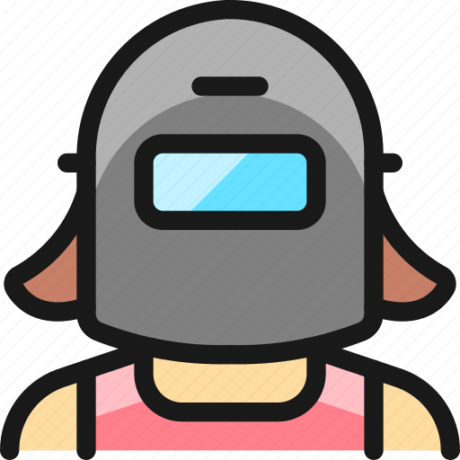Professions, woman, welder icon - Download on Iconfinder